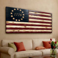1776 American Flag Wall Art by Tailored Canvases