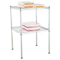 Alera Stackable Posts For Wire Shelving, 36" High, Silver, 4/Pack