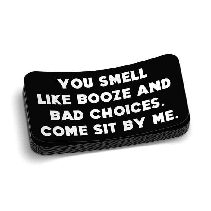 Bad Choices Hard Hat Decal by Armed American Supply