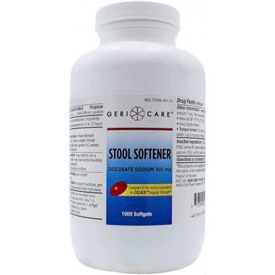 GeriCare Docusate Sodium 100 Mg 1000 Capsules by Pasteur Pharmacy