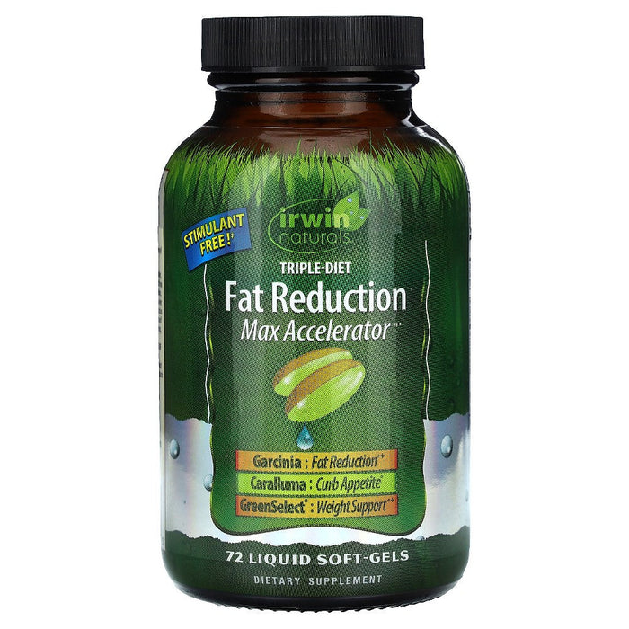 Irwin Naturals Triple Diet Fat Reduction Max Accelerator - 72 Liquid Softgels by Pasteur Pharmacy