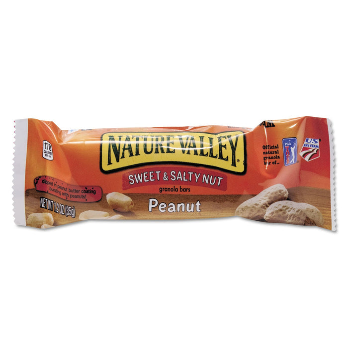 Nature Valley Granola Bars, Sweet and Salty Nut Peanut Cereal, 1.2 oz Bar, 16/Box