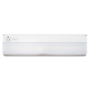 Ledu Under-Cabinet Fluorescent Fixture, Steel, 18.25"w x 4"d x 1.63"h, White