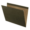 Pendaflex Reinforced Hanging File Folders, Large Format, Standard Green, 25/Box
