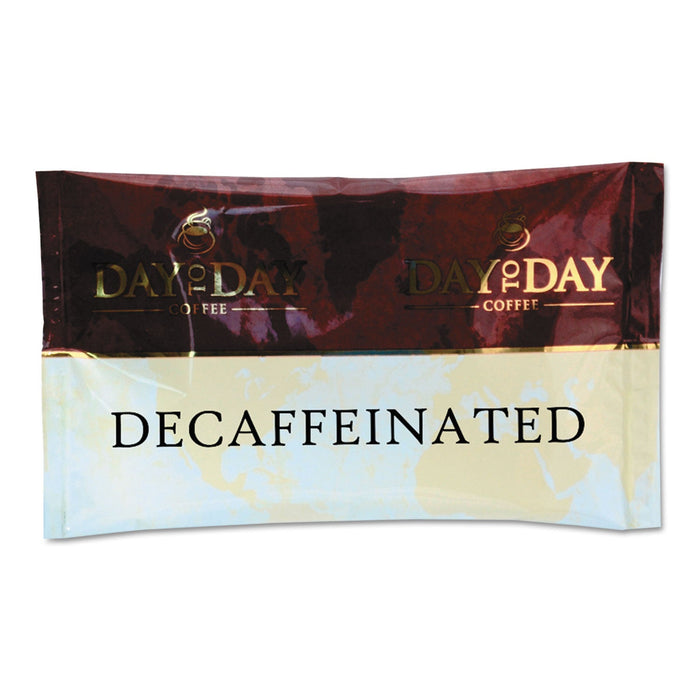 Day to Day Coffee 100% Pure Coffee, Decaffeinated, 1.5 oz Pack, 42 Packs/Carton