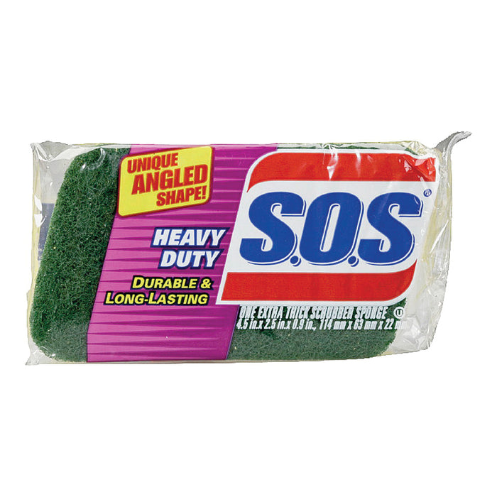 SOS Heavy Duty Thick Scrubber Sponge, 1 Sponge by Pasteur Pharmacy