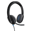 Logitech H540 Corded Headset, USB, Black