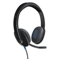 Logitech H540 Corded Headset, USB, Black