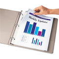 Avery Snap-In Heavyweight Sheet Protector, Letter, Diamond Clear, 50/Box