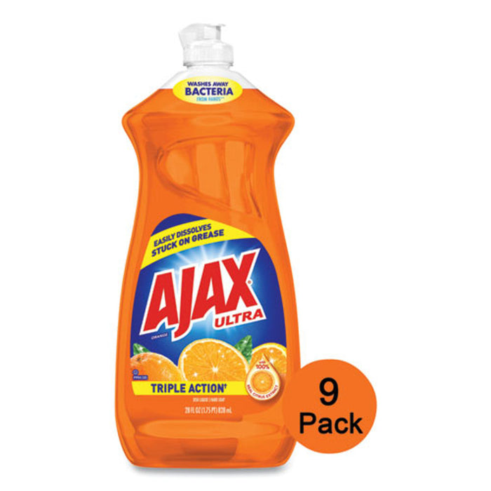 Ajax Dish Liquid/Hand Soap, Triple Action, Orange 28 Fl Oz by Pasteur Pharmacy