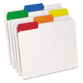 Pendaflex Poly File Folders, 1/3-Cut Tabs: Assorted, Letter Size, Clear, 25/Box