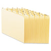 Pendaflex Top Tab A-Z File Guides, 1/5-Cut Top Tab, A to Z, 8.5 x 11, Manila, 25/Set