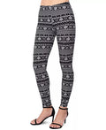 Planet Gold Juniors' Printed Holiday Leggings by Vanessa Jane
