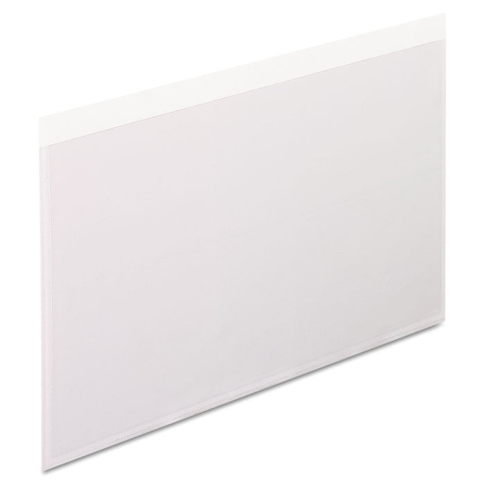 Pendaflex Self-Adhesive Pockets, 5 x 8, Clear Front/White Backing, 100/Box