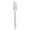 Dart Guildware Heavyweight Plastic Cutlery, Forks, Clear, 1000/Carton