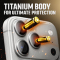 iPhone 17 Pro / 17 Pro Max Camera Protector - Eagle Eye, Titanium Glass (2-Pack) | ZeroDamage by Zerodamage Sahara Case LLC