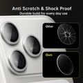 iPhone 17 Pro / 17 Pro Max Camera Protector - Eagle Eye, Titanium Glass (2-Pack) | ZeroDamage by Zerodamage Sahara Case LLC
