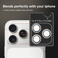 iPhone 17 Pro / 17 Pro Max Camera Protector - Sparkle Eagle Eye, Titanium Glass (2-Pack)| ZeroDamage by Zerodamage Sahara Case LLC