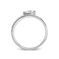 Fancy Cubic Zirconia Fashion Snake Pave Ring by Fine Color Jewels