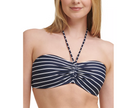 Tommy Hilfiger Womens Striped Center Halter Bikini Top by Vanessa Jane