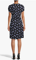 Anne Klein Women's Print Faux Wrap a-Line Dress, Size 10 by Vanessa Jane