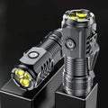 2-Pack: USB Rechargeable Mini LED Tactical Flashlight by DailySale