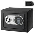 17E Home Use Upgraded Electronic Password Steel Plate Safe Box Black by DailySale