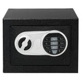 17E Home Use Upgraded Electronic Password Steel Plate Safe Box Black by DailySale