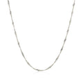 14k White Gold Singapore Chain 1.5mm by Bids.com