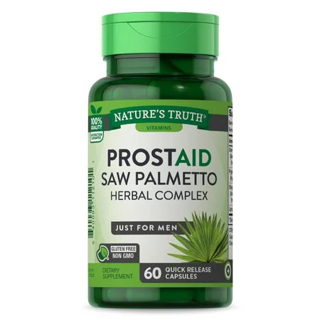Nature s Truth Prostaid | 60 Capsules | Prostate Health Supplement for Men | Saw by Pasteur Pharmacy