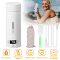 17Oz Stainless Steel Travel Electric Kettle with 4 Temperature Preset Modes by DailySale