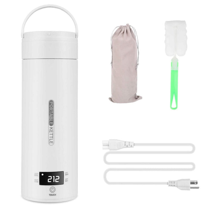 17Oz Stainless Steel Travel Electric Kettle with 4 Temperature Preset Modes by DailySale