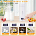 17Oz Stainless Steel Travel Electric Kettle with 4 Temperature Preset Modes by DailySale