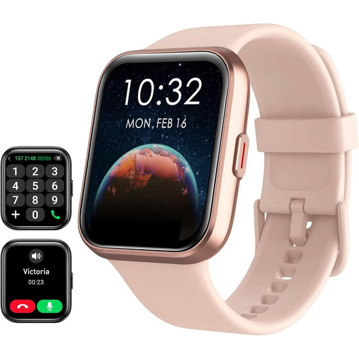 1.8" HD Full Color Touch Screen Bluetooth Call Smart Watch (Refurbished) by DailySale