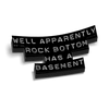Rock Bottom Hard Hat Decal