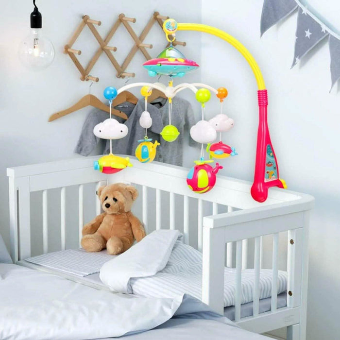 180 Melodies Music Crib Toy Twinkle Light Mobile Cot Bed Bell Box Baby Rattles by DailySale