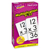 TREND Skill Drill Flash Cards, Multiplication, 3 x 6, Black and White, 91/Pack