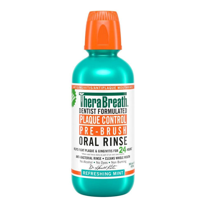 Therabreath Plaque Control Pre-Brush Oral Rinse - Refreshing Mint Flavor by Pasteur Pharmacy