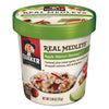 Quaker Real Medleys Oatmeal, Apple Walnut Oatmeal+, 2.64 oz Cup, 12/Carton