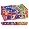 Mentos Chewy Mints, 1.32 oz, Mixed Fruit, 15 Rolls/Box