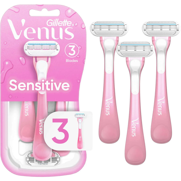 Gillette Venus Sensitive Women's Disposable Razor 3 ct by Pasteur Pharmacy