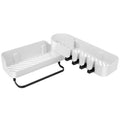 180° Rotatable Bathroom Corner Caddy Shelf by DailySale