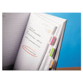 Post-it 1" Lined Tabs, 1/5-Cut, Assorted Bright Colors, 1" Wide, 66/Pack