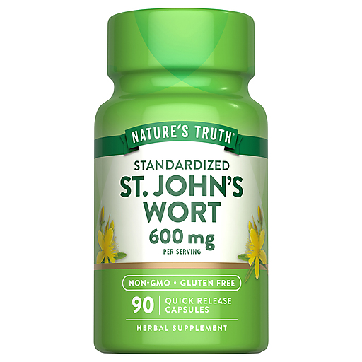 Nature's Truth Standardized St. John's Wort 300 Mg Quick Release Capsules - 90ct by Pasteur Pharmacy