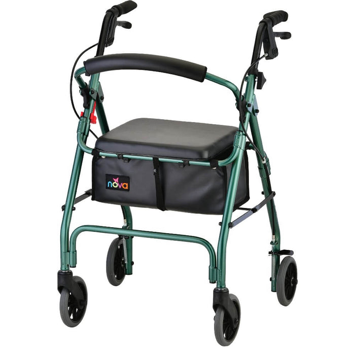 Nova GetGo Classic Rolling Walker Green by Pasteur Pharmacy