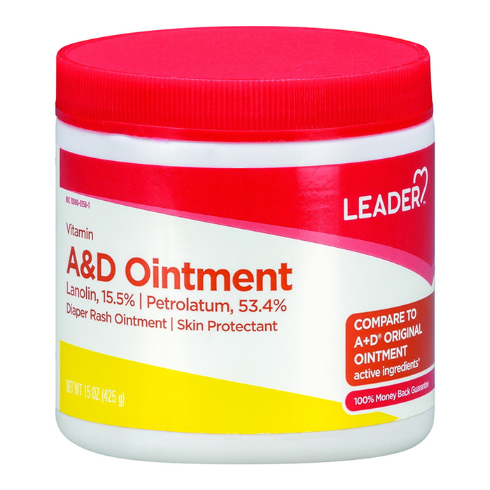 LEADER™ 53.4% - 15.5% A&D Diaper Rash Ointment, 15 oz by Pasteur Pharmacy