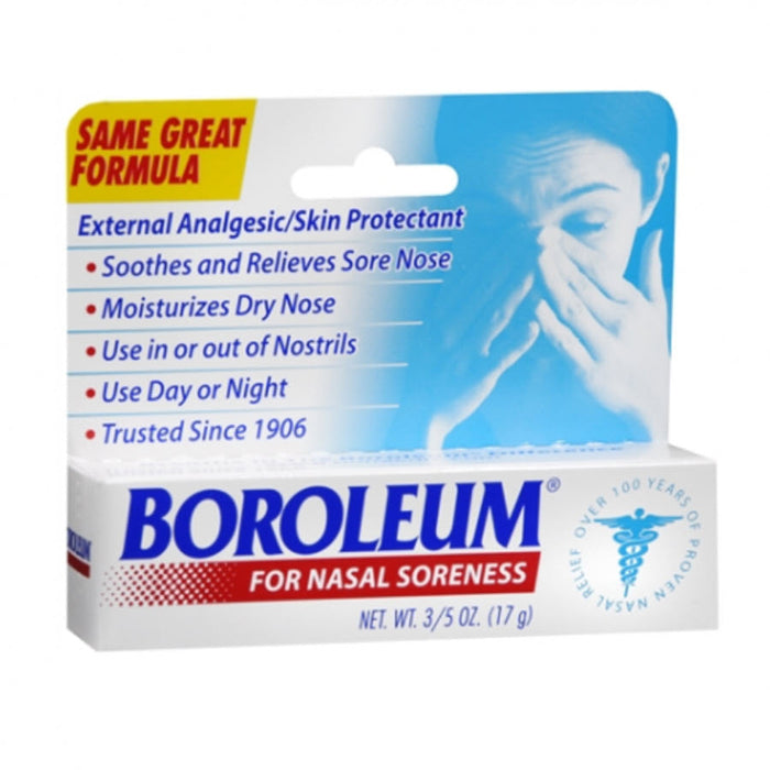 Boroleum Nasal Soothing Ointment 0.6 Oz by Pasteur Pharmacy