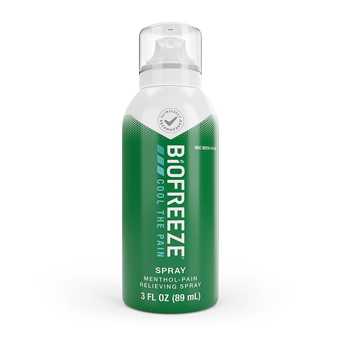 Biofreeze Menthol Pain Relief Spray 3 Fl Oz by Pasteur Pharmacy