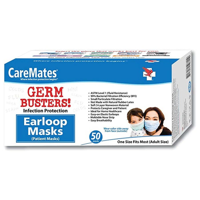 CareMates Masks Earloop 50Ct by Pasteur Pharmacy
