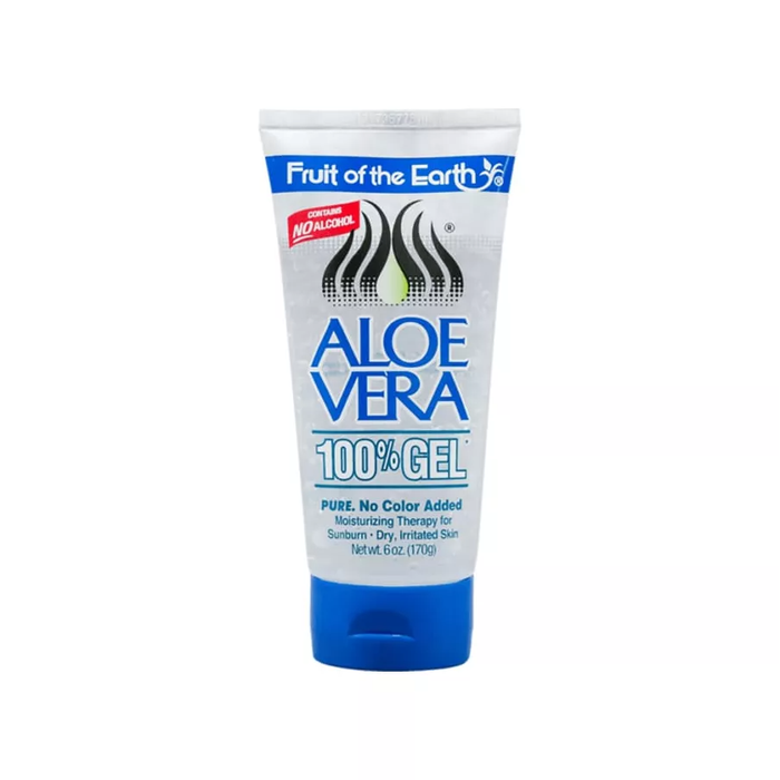 Fruit of the Earth 100% Pure Aloe Vera Gel, 6 oz – Fragrance Free Soothing Gel by Pasteur Pharmacy